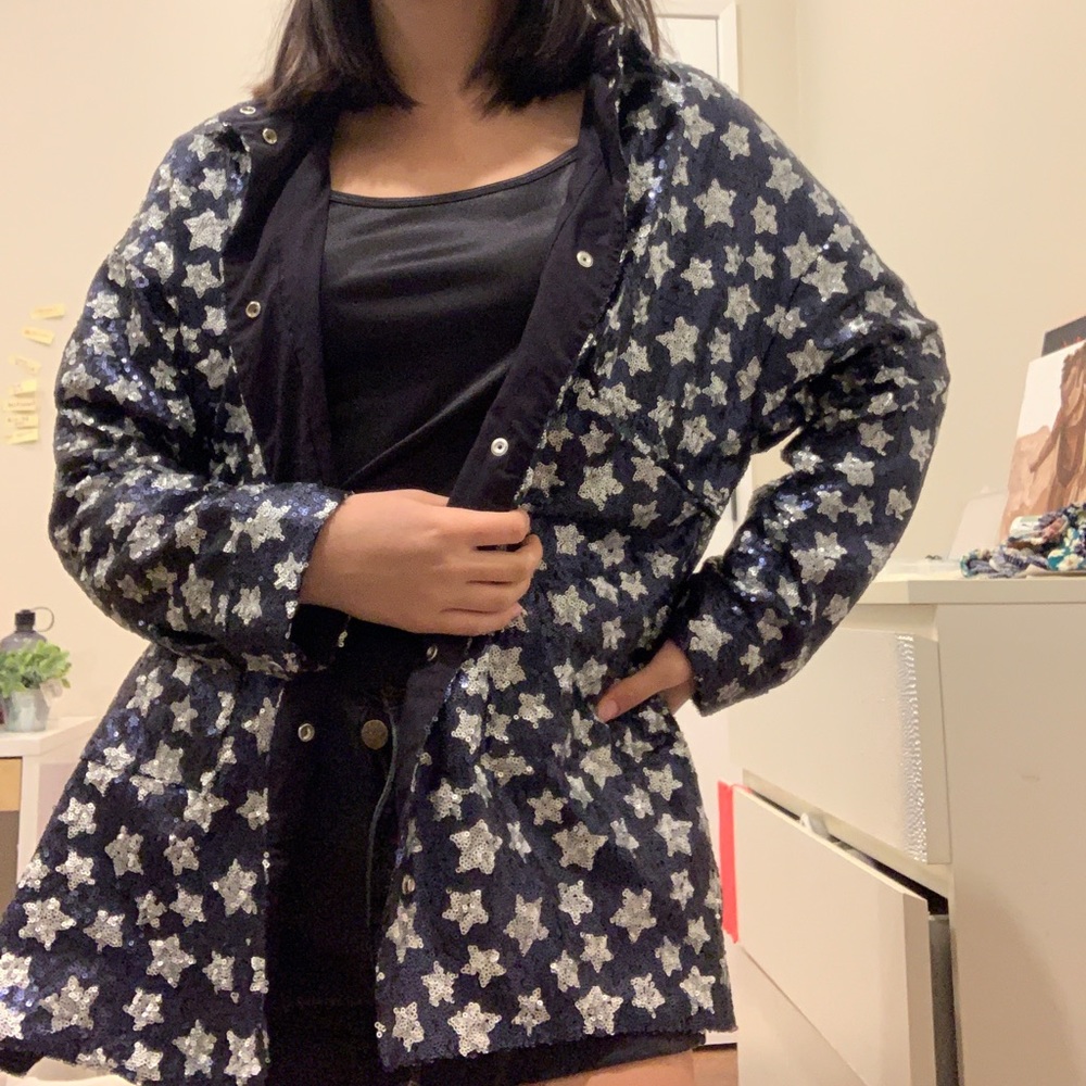 Zara sequined star jacket